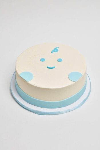 Baby Boy Face Cake