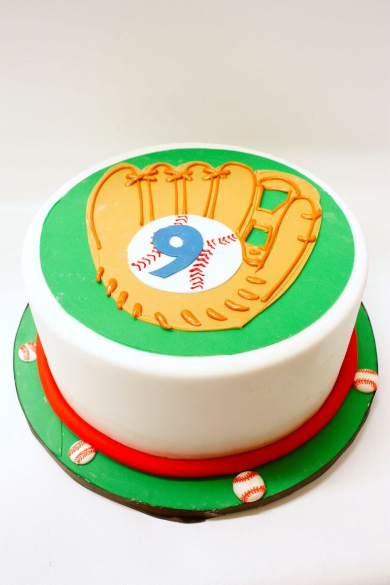Baseball Mitt Cake