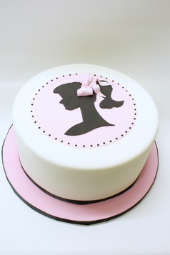 Bridal Silhouette Cake