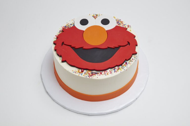 Elmo Face Cake