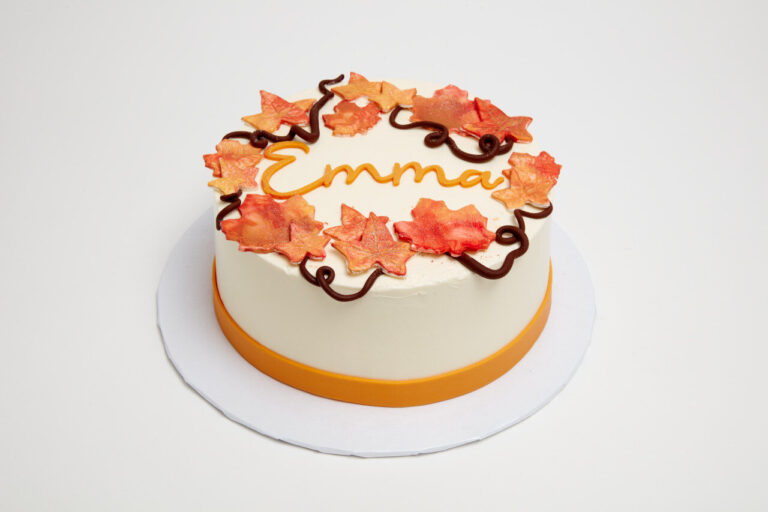 Fall Leaves Cake