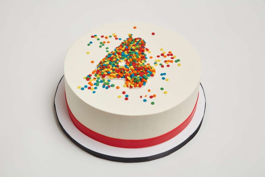 Number Explosion Cake