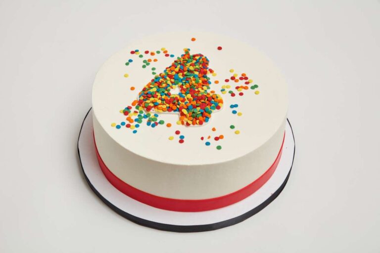Number Explosion Cake