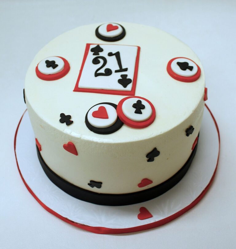 Poker Night Cake