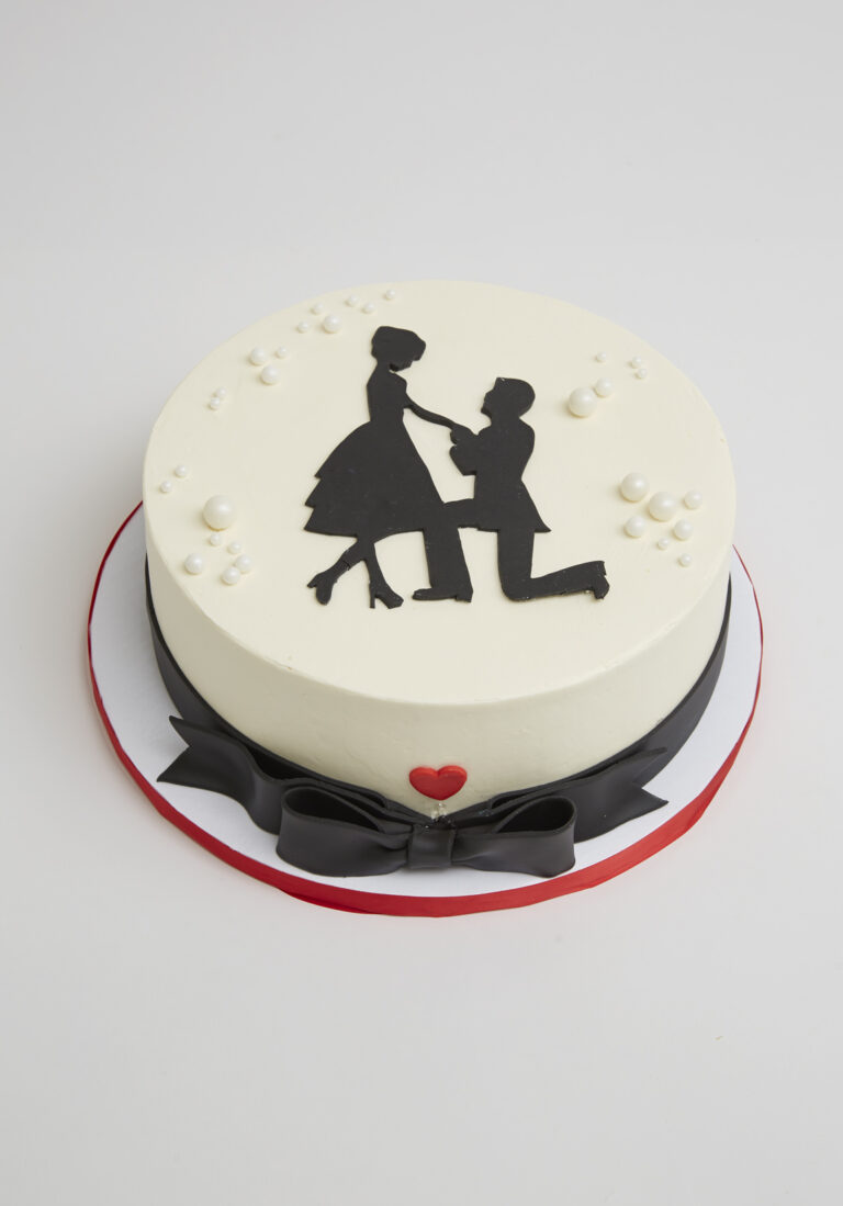 Simply Engaged Cake