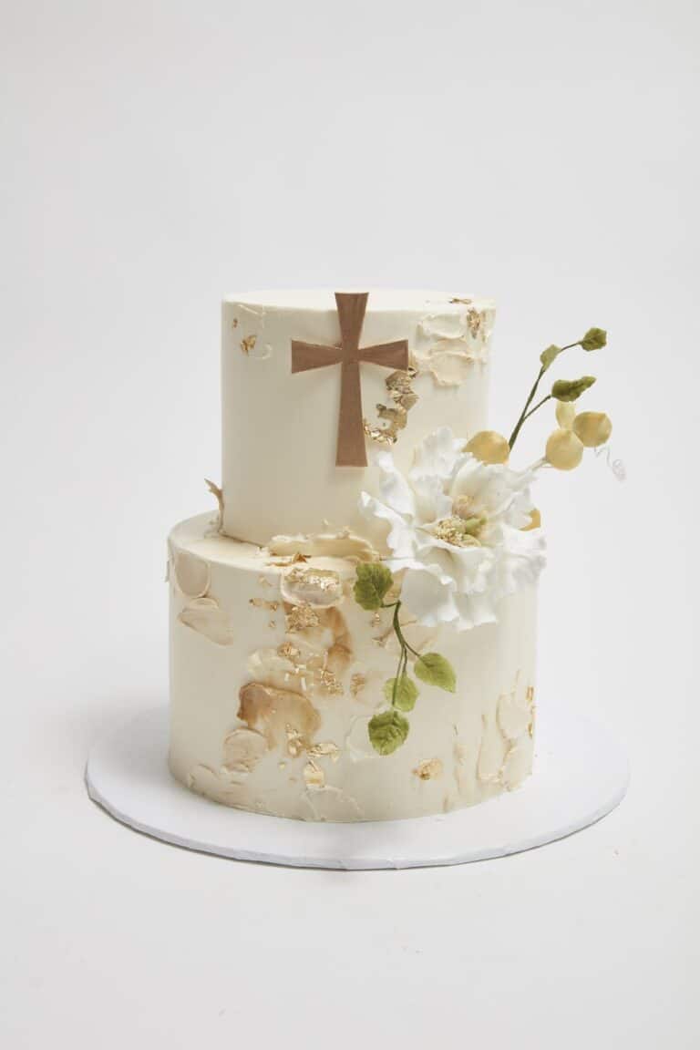 Cross And Duchess Peony Cake