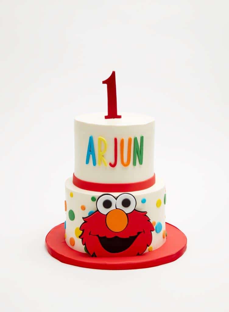 Elmo Dots Cake