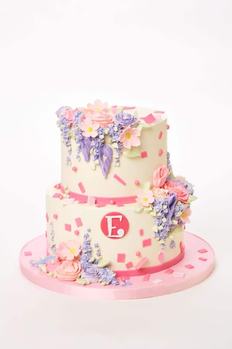 Floral Confetti Cake