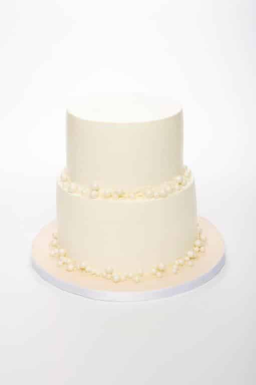 Ivory Pearls Cake