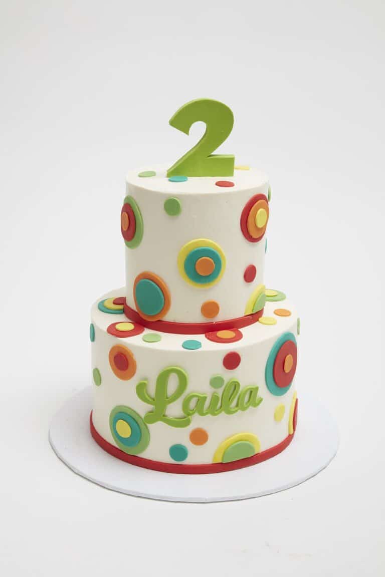 Modern Polka Dot Cake