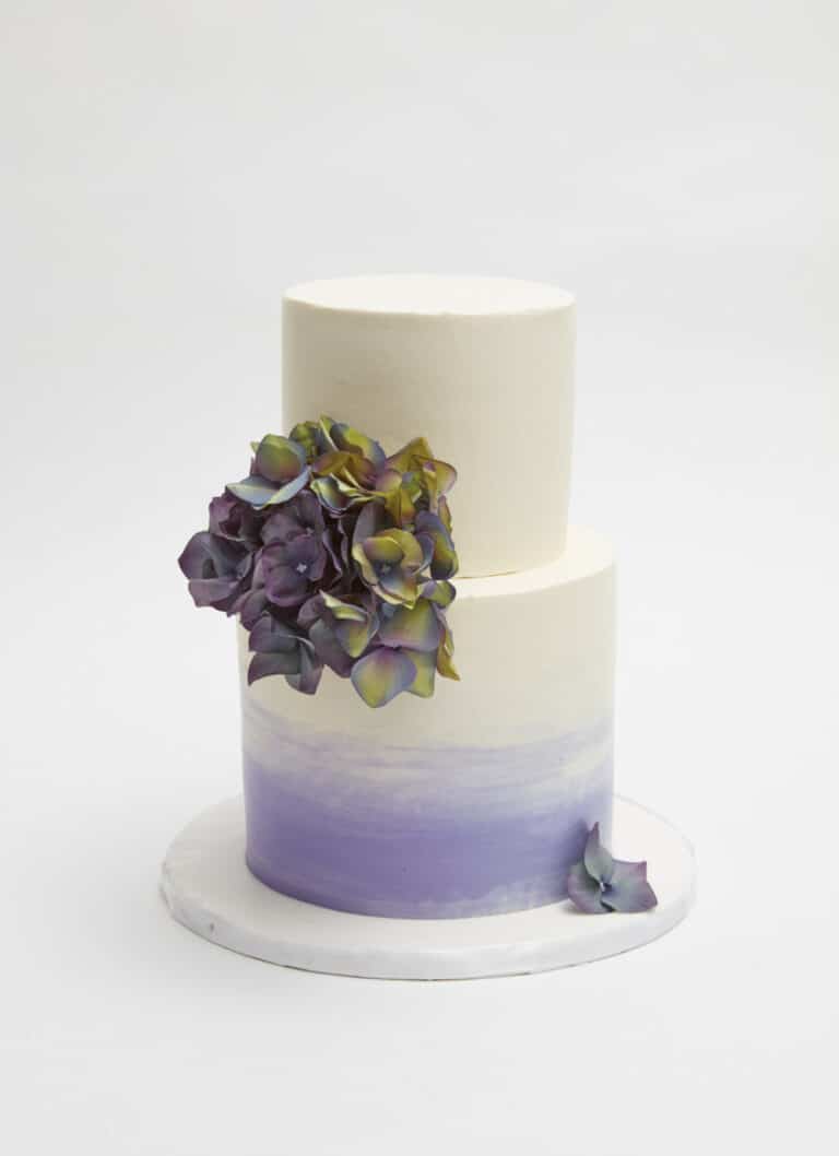 Ombre Base Your Flowers Cake