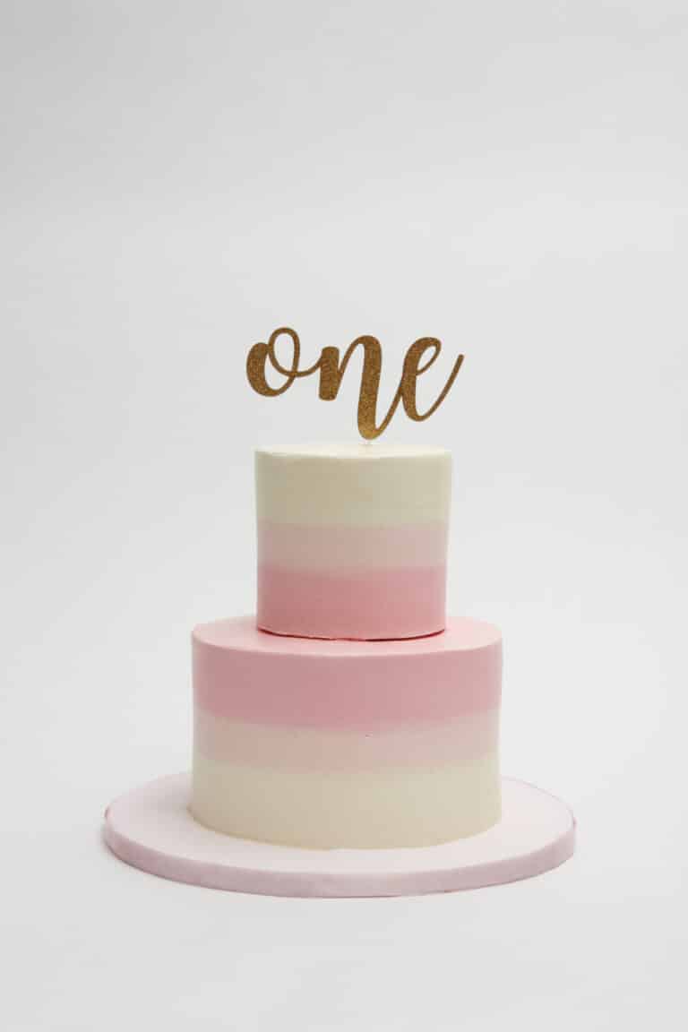 Pink Ombre Your Topper Cake