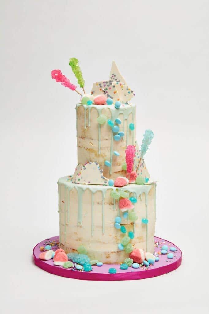 Rock Candy Drip Cake