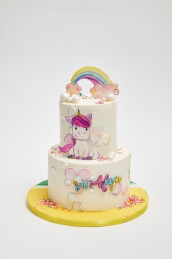 Watercolor Unicorn Cake in New York
