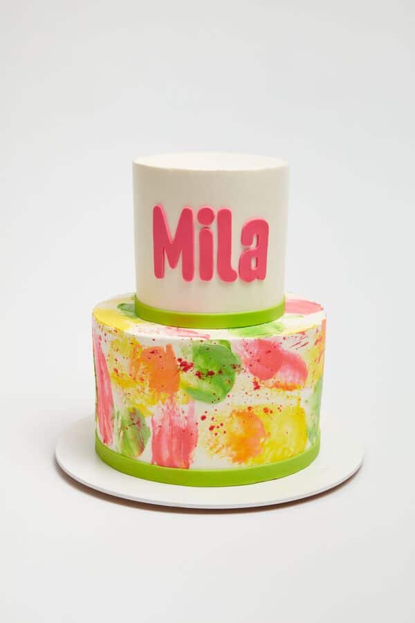 Awesome Neon Cake
