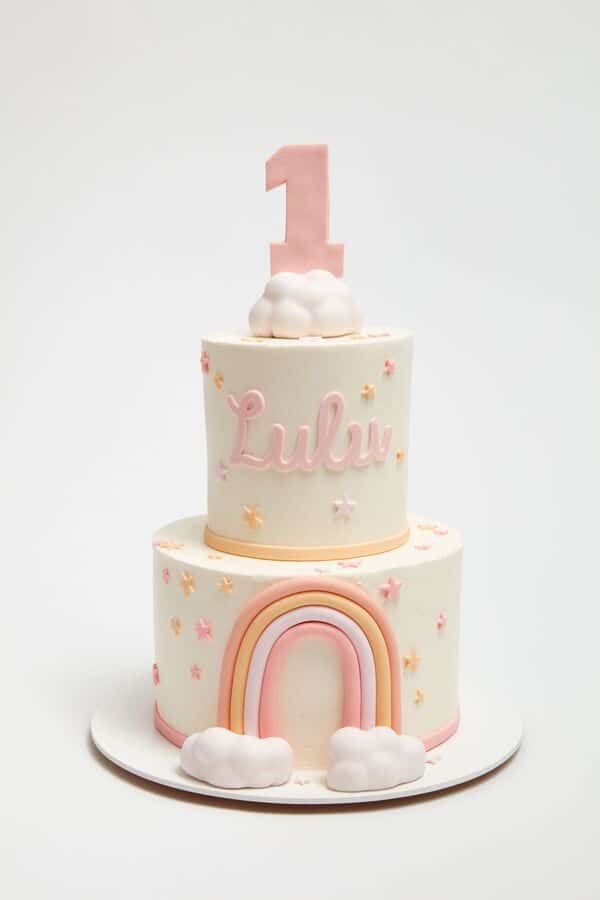 Boho Rainbow Cake