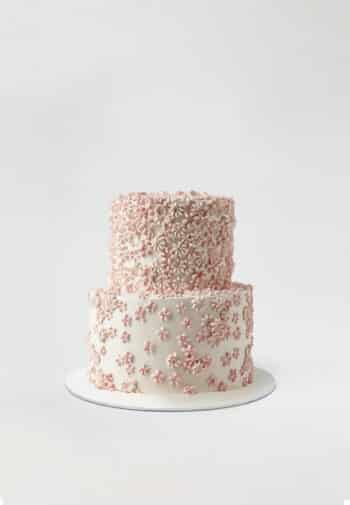 Dotted Blossom Cake