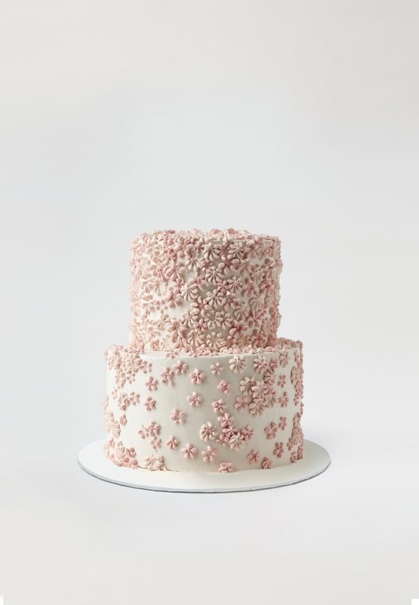 Dotted Blossom Cake