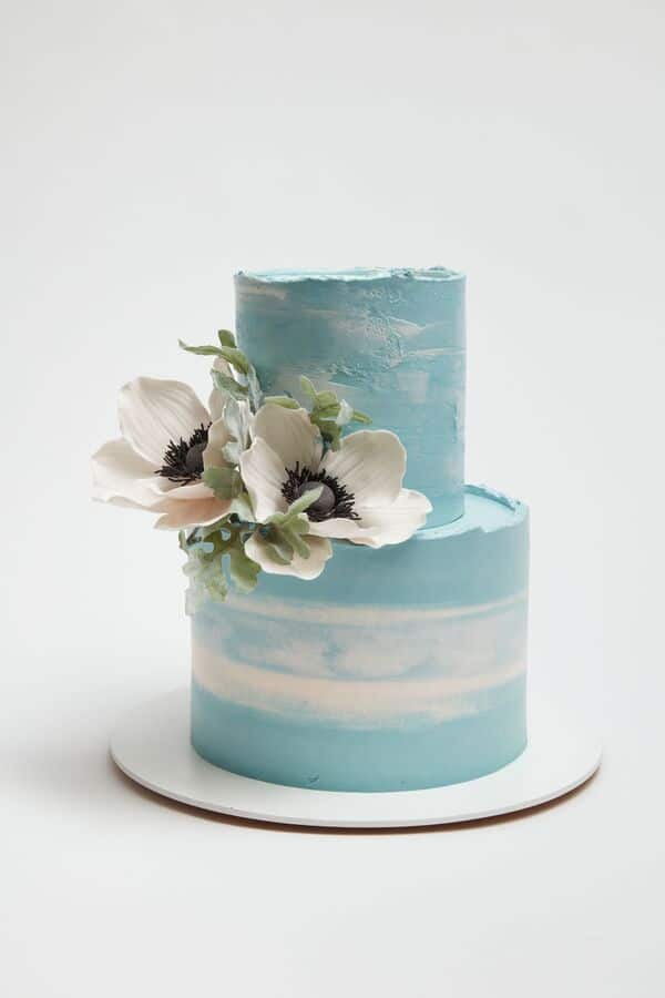 Something Blue Cake