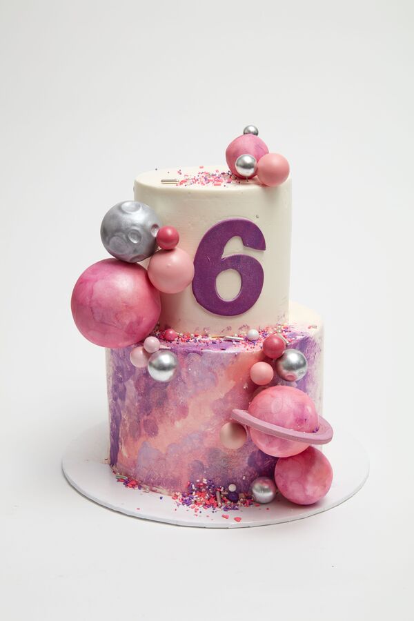 Galaxy Girl Cake