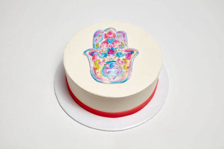 Chagall Hamsa Cake