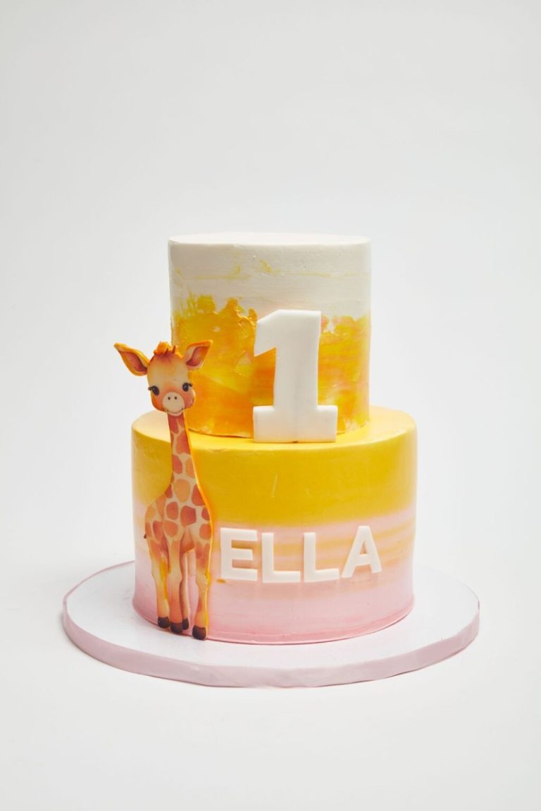Sun-kissed Giraffe Cake