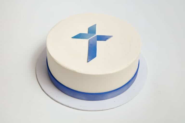 Contemporary Cross Cake