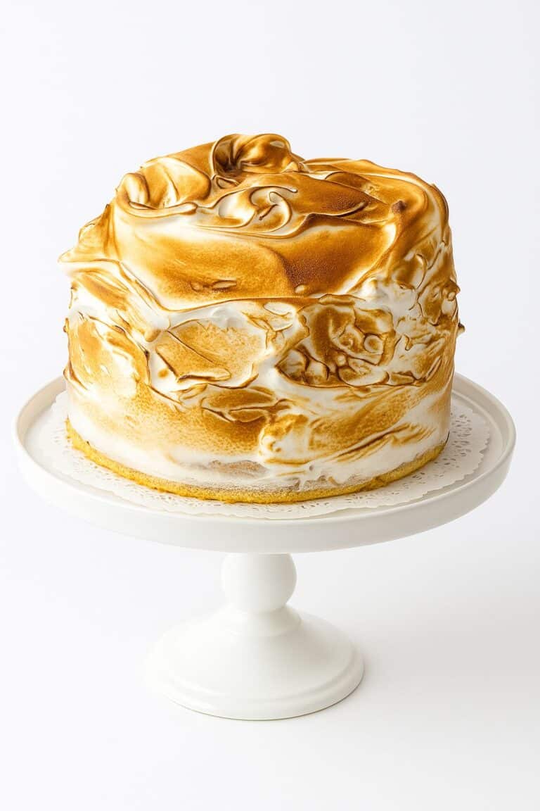 Sweet Potato Cake with Toasted Marshmallow Meringue