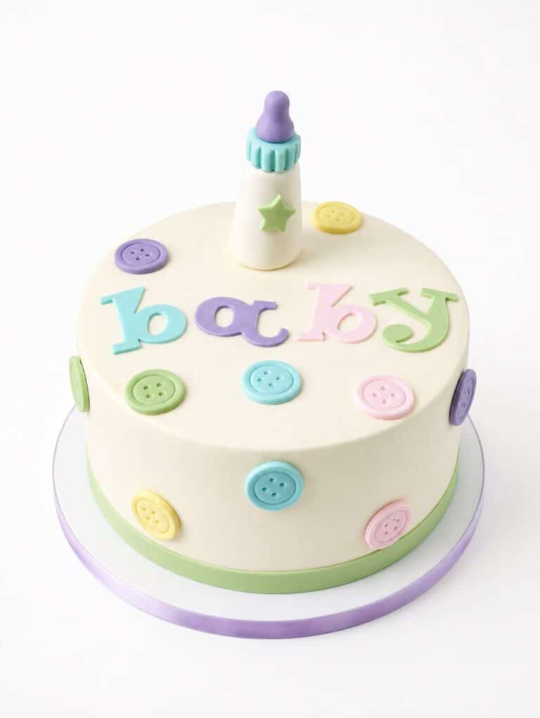 Sweet Buttons Cake