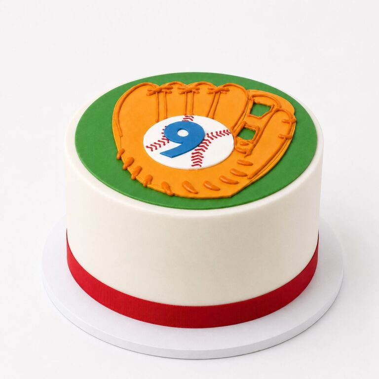 Baseball Mitt Cake