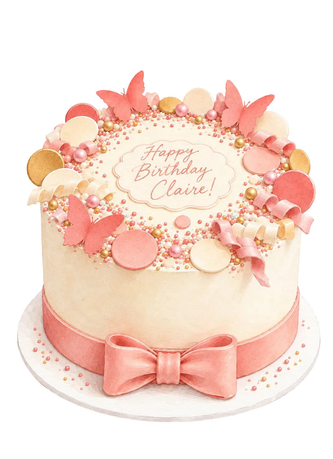 Signature collection cake illustration